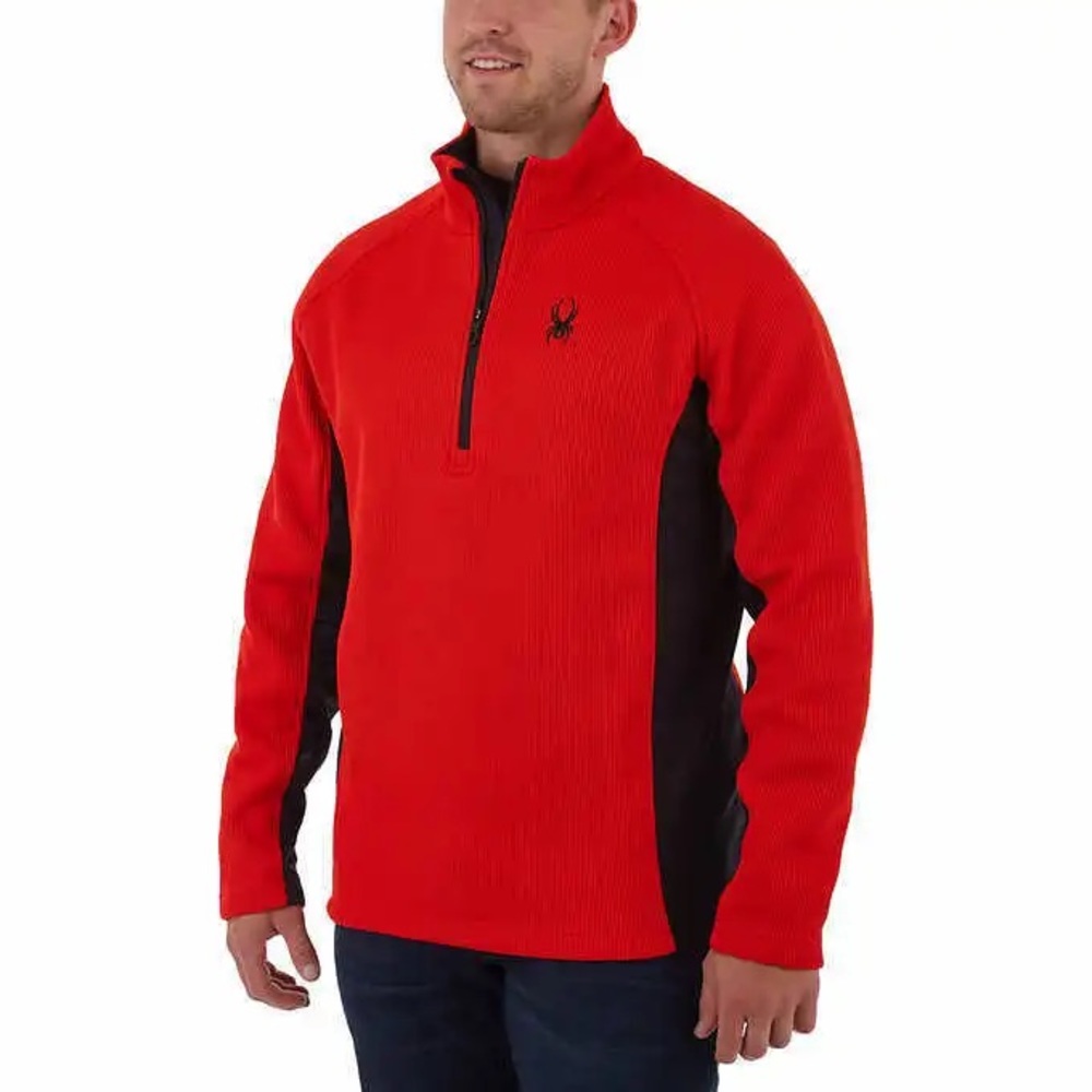 SPYDER Men’s Half Zip Size XL